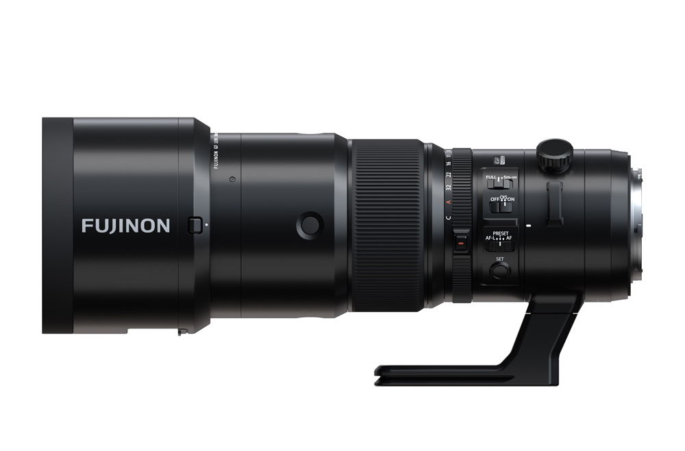 Super-Tele-Objektiv mit Bildstabilisator für die Fuji GFX Serie: FUJINON GF500mmF5.6 R LM OIS WR